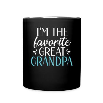 Cadeaux arrière-grand-père - Mug uni - noir - Devant
