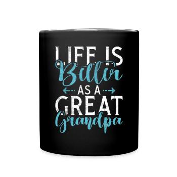 Cadeaux arrière-grand-père - Mug uni - noir - Devant