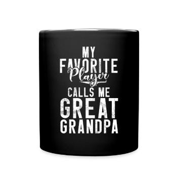 Cadeaux arrière-grand-père - Mug uni - noir - Devant