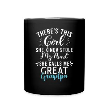 Cadeaux arrière-grand-père - Mug uni - noir - Devant