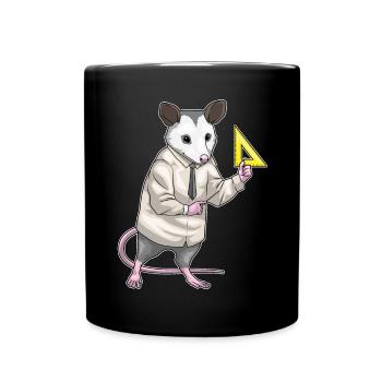 Possum, professeur de maths, école - Mug uni - noir - Devant