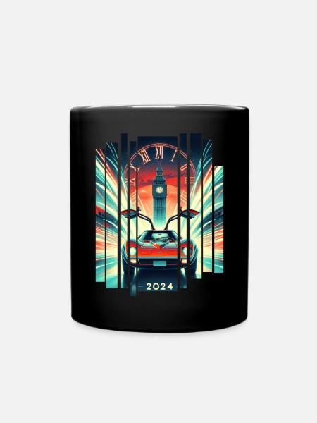 Retour vers le futur 2024 rétro vintage - Mug uni - noir
