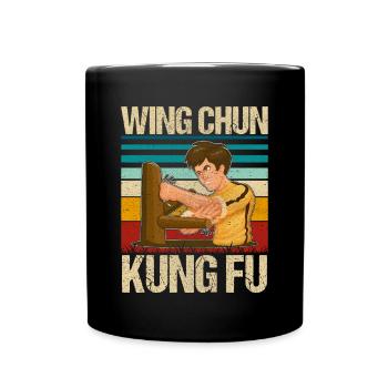 Wing Chun Kung Fu - Mug uni - noir - Devant