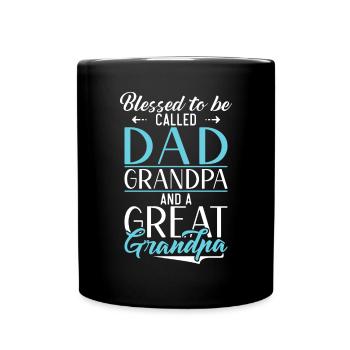 Cadeaux arrière-grand-père - Mug uni - noir - Devant
