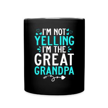 Cadeaux arrière-grand-père - Mug uni - noir - Devant