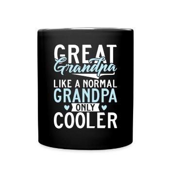 Cadeaux arrière-grand-père - Mug uni - noir - Devant