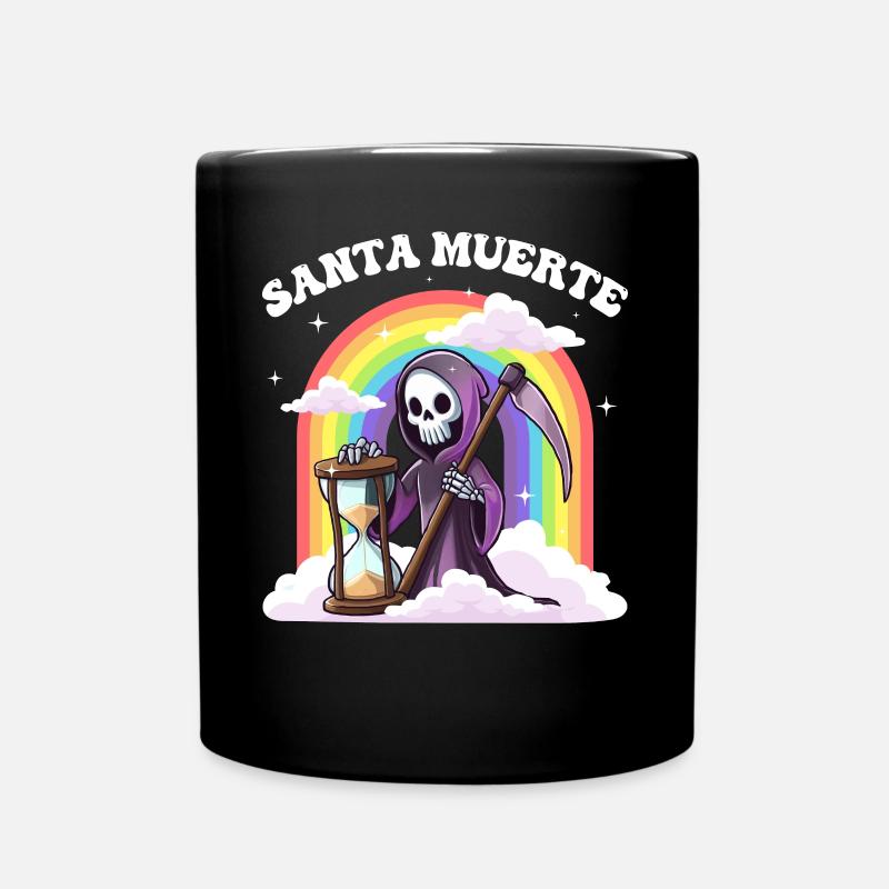 Mignonne Santa Muerte Santisima Muerte - Mug uni - noir