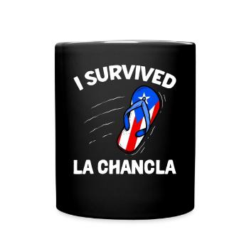 Flag of Puerto Rico Puerto Rico - Full Colour Mug - black - Front