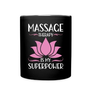 Massothérapeute Thérapie Masseuse Appréciation - Mug uni - noir - Devant