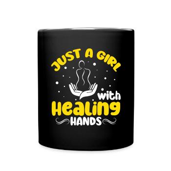 Massothérapeute Thérapie Masseuse Appréciation - Mug uni - noir - Devant