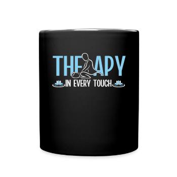 Massothérapeute Thérapie Masseuse Appréciation - Mug uni - noir - Devant