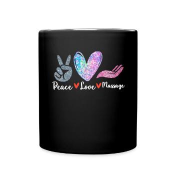 Massothérapeute Thérapie Masseuse Appréciation - Mug uni - noir - Devant