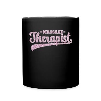 Massothérapeute Thérapie Masseuse Appréciation - Mug uni - noir - Devant