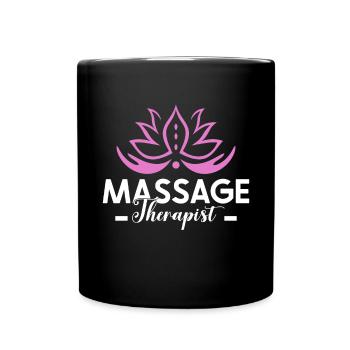 Massothérapeute Thérapie Masseuse Appréciation - Mug uni - noir - Devant