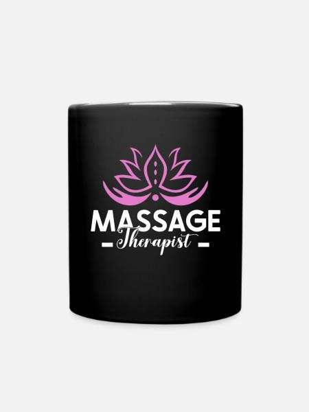Massothérapeute Thérapie Masseuse Appréciation - Mug uni - noir
