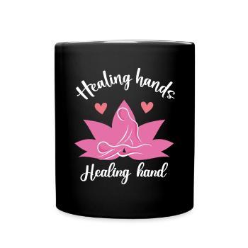 Massothérapeute Thérapie Masseuse Appréciation - Mug uni - noir - Devant