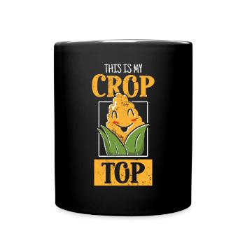 C’est mon dépoussiéreur de culture de producteur de maïs haut de culture - Mug uni - noir - Devant