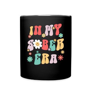 Sobriété Vie Alcool Dans Ma Période De Sobriété Boire - Mug uni - noir - Devant