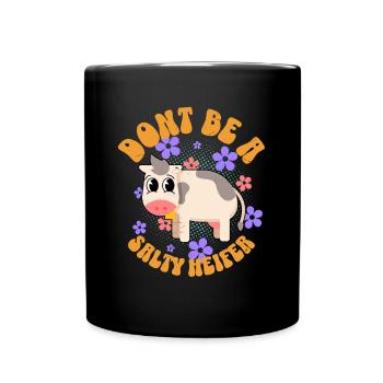 Cow Cows - Full Colour Mug - black - Front