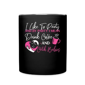 LD Labour And Delivery Nurse - Full Colour Mug - black - Front