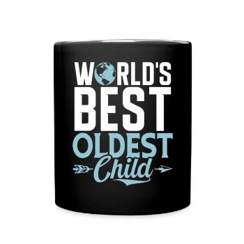 Oldest Child Gifts - Full Colour Mug - black - Front