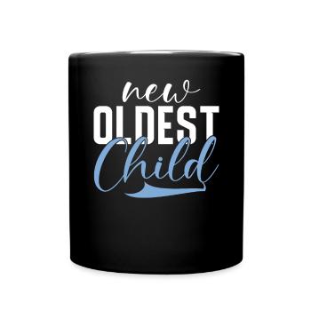 Oldest Child Gifts - Full Colour Mug - black - Front