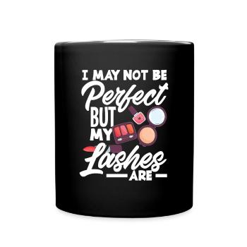 Lustiges Make Up Artist Maskenbildner Geschenk - Tasse einfarbig - Schwarz - Vorne