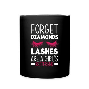 Lustiges Make Up Artist Maskenbildner Geschenk - Tasse einfarbig - Schwarz - Vorne
