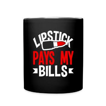 Lustiges Make Up Artist Maskenbildner Geschenk - Tasse einfarbig - Schwarz - Vorne
