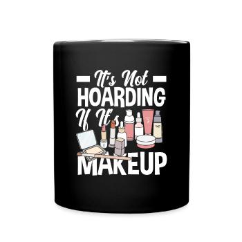 Lustiges Make Up Artist Maskenbildner Geschenk - Tasse einfarbig - Schwarz - Vorne
