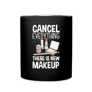 Lustiges Make Up Artist Maskenbildner Geschenk - Tasse einfarbig - Schwarz - Vorne
