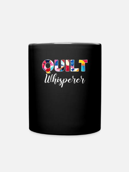 Sewciopath, Quilting sewing - Tasse einfarbig - Schwarz