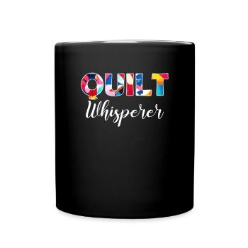 Sewciopath, Quilting sewing - Tasse einfarbig - Schwarz - Vorne