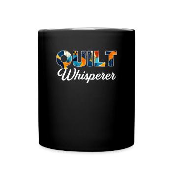 Sewciopath, Quilting sewing - Tasse einfarbig - Schwarz - Vorne