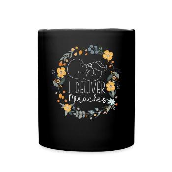 LD Labour And Delivery Nurse - Full Colour Mug - black - Front
