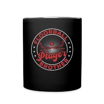 Joueur de floorball Brother Unihockey Floorball Bouillon - Mug uni - noir - Devant