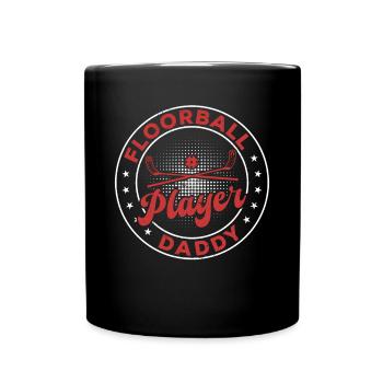 Joueur de floorball Papa Unihockey Floorball Papa - Mug uni - noir - Devant