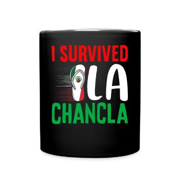 Hispanisch Latino Amerikanisch Mexikanisch - Tasse einfarbig - Schwarz - Vorne