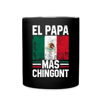 Hispanischer Latino Amerikanischer Mexikanischer V - Tasse einfarbig - Schwarz - Vorne
