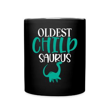 Oldest Child Gifts - Full Colour Mug - black - Front