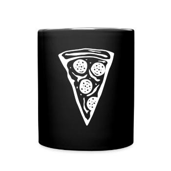Pizza slice - Full Colour Mug - black - Front