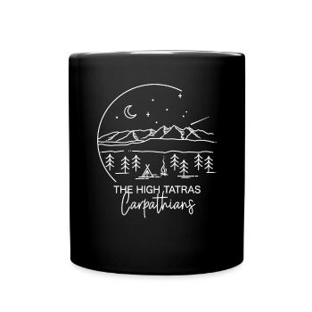 Hautes, Carpates, Pologne, Slovaquie, Randonnée, Camping - Mug uni - noir - Devant