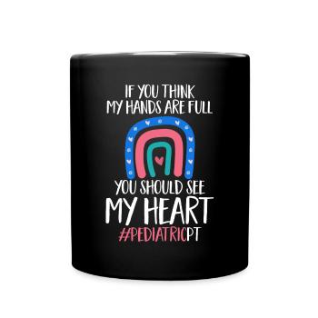Kinésithérapie Kinésithérapeute pédiatrique - Mug uni - noir - Devant