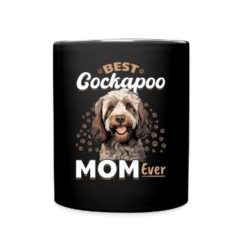 Cockapoo Dog Breeded Pet Best Cockapoo Mom ever - Mug uni - noir - Devant