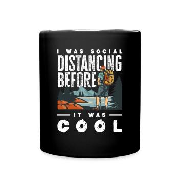 Funny Hiking Gift - Full Colour Mug - black - Front