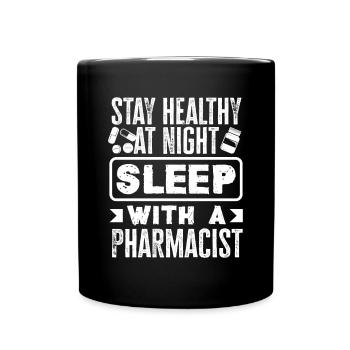 Apothecary Apothecary Apothecary Pharmacy Gift - Full Colour Mug - black - Front