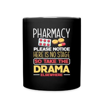 Apothecary Apothecary Apothecary Pharmacy Gift - Full Colour Mug - black - Front