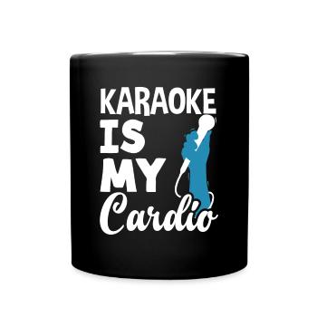 Chanteur de karaoké Chanteur de karaoké Musique - Mug uni - noir - Devant