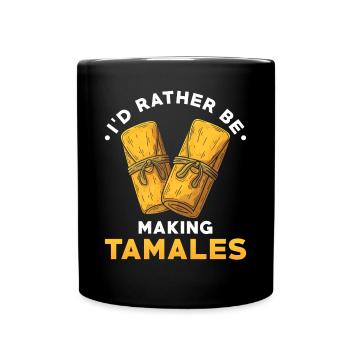 Tamales Lover Mexicain Cuisinier Mexique Cuisiner Nourriture - Mug uni - noir - Devant