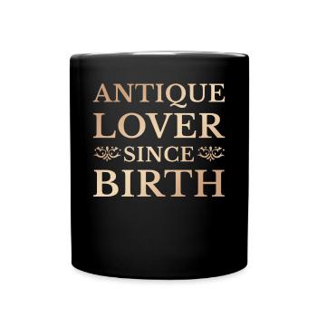 Collectionneur d’antiquités passionné - Vintage Antique - Mug uni - noir - Devant